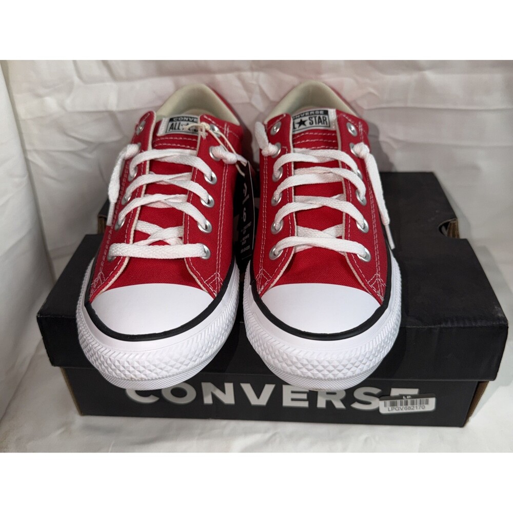 New Converse All Star Kids Red CTAS Street Slip Size 6 A17177F - Picture 4 of 5
